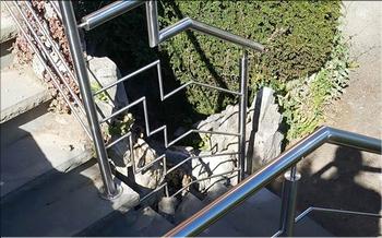 B Rampe escalier Inox Malonne ferronnerie Namur Gilson Roger 09